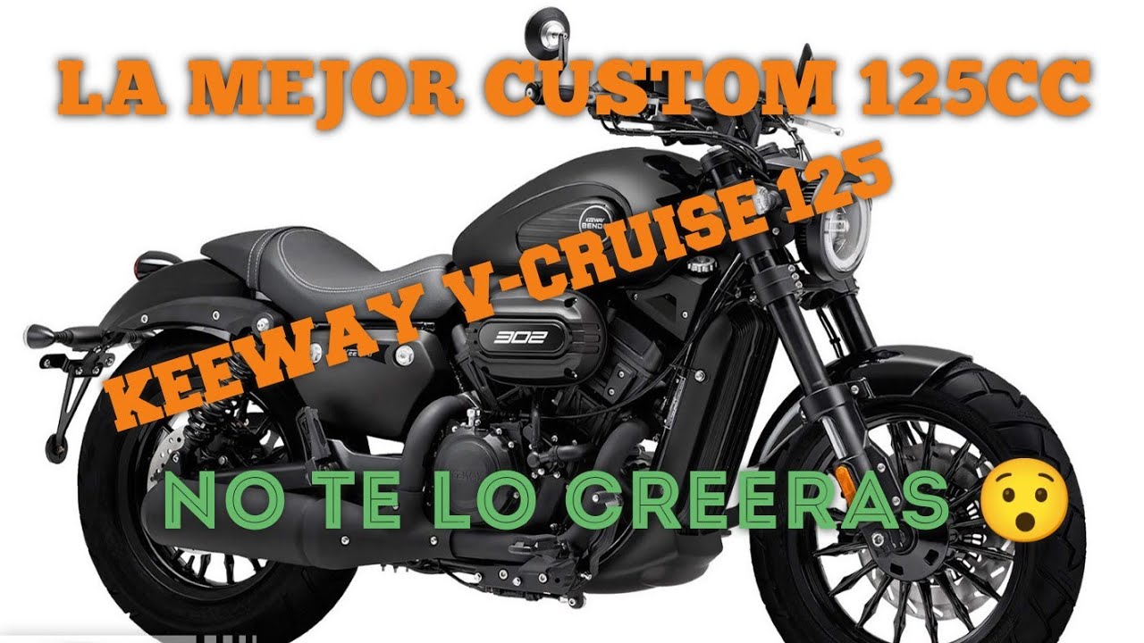 ¿Cuántos CV tiene la Keeway RKV 125?